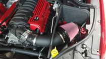 JLT 2012-2020 Jeep Grand Cherokee SRT8 6.4L Black Textured Cold Air Intake Kit w/Red Filter