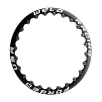 Weld Racing Black Beadlock Ring Replacement For 17" RT-S S70 S71 S72 S76 S77 S79 S80 S81 S82 Wheel