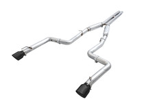 AWE Tuning 2015-2023 Dodge Charger 6.4L SRT / Hellcat 6.2L Supercharged Track Edition Exhaust - Diamond Black Tips