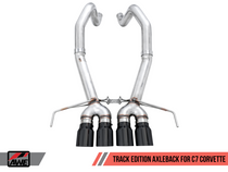 AWE Tuning 2014-2019 Chevrolet Corvette 6.2L C7 Z51 | Z06 | ZR1 (w/o AFM) Track Edition Axle-Back Exhaust w/Black Tips
