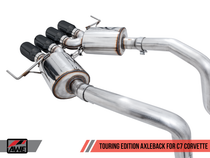 AWE Tuning 2014-2019 Chevrolet Corvette 6.2L C7 Z51 | Z06 | ZR1 (w/o AFM) Touring Edition Axle-Back Exhaust w/Black Tips