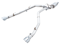 AWE Tuning 2009-2018 RAM 1500 5.7L (w/Cutouts) 0FG Dual Rear Exit Cat-Back Exhaust - Chrome Silver Tips