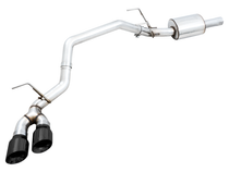 AWE Tuning 2009-2018 RAM 1500 5.7L (w/o Cutout) 0FG Single Side Exit Cat-Back Exhaust - Diamond Blk Tips