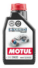 Motul 1L Hybrid Synthetic Motor Oil - 0W20 - Case of 12