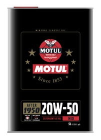 Motul 20W50 Classic Performance Oil - 4x5L - Case of 4