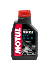 Motul 1L Powersport TRANSOIL SAE 10W30 (Wet Clutch) - Petroleum - Case of 19