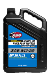 Red Line Pro-Series API SN+ 5W20 Motor Oil - 5 Quarts - Case of 3