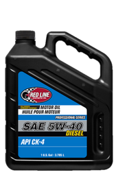 Red Line Pro-Series Diesel CK4 5W40 Motor Oil - Gallon - Case of 3