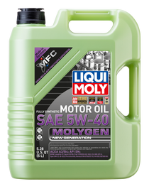 LIQUI MOLY 5L Molygen New Generation Motor Oil 5W40 - Case of 4