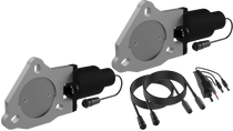 QTP 3in Bolt-On QTEC Dual Electric Cutout Valves - Pair