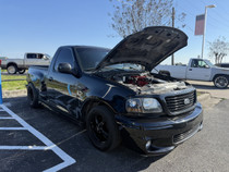 Race Star 92 Drag Star Gloss Black Wheel 17x4.5 5x135BC 1.75BS Lightning - 92-745532B