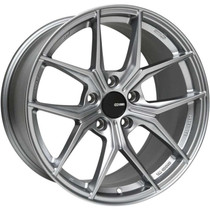 Enkei TSR-X 18x8 45mm Offset 5x100 BP 72.6mm Bore Storm Gray Racing Wheel - 529-880-8045GR