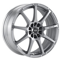Enkei EDR9 15x6.5 4x100/114.3 38mm Offset 72.6 Bore Diameter Silver Racing Wheel - 441-565-0138SP