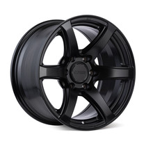 Enkei Cyclone 17x9 6x139.7 0mm Offset 106.1 Bore - Matte Black Racing Wheel - 538-790-8400BK