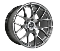 Enkei Raijin 18x8 40mm Offset 5x114.3 Bolt Pattern 72.6 Bore Dia Hyper Silver Racing Wheel - 467-880-6540HS