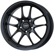 Enkei PF01 18x10.5 5x114.3 38mm Offset Matte Black Racing Wheel - 460-8105-6638BK
