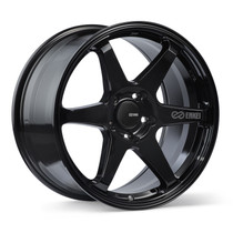 Enkei T6R 18x9.5 38mm Offset 5x114.3 Bolt Pattern 72.6 Bore Matte Black Racing Wheel - 539-895-6538BK