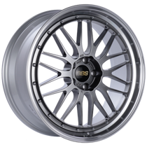 BBS LM 19x8.5 5x120 ET18 Diamond Black Center Diamond Cut Lip Wheel - 82mm PFS Required - LM431DBPK