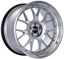 BBS LM-R 19x8.5 5x114.3 ET25 Diamond Silver Center Diamond Cut Lip Wheel - 82mm PFS Required - LM307DSPK