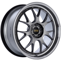BBS LM-R 20x9.5 5x114.3 ET40 CB66 Diamond Black Center Diamond Cut Lip Wheel - LM329DBPK