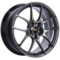 BBS RF 17x7.5 5x100 ET48 Diamond Black Wheel -70mm PFS/Clip Required - RF504DBK