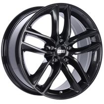 BBS SX 18x8 5x120 ET45 Crystal Black Wheel -82mm PFS/Clip Required - SX0106CB