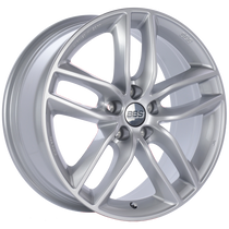 BBS SX 17x7.5 5x112 ET45 Sport Silver Wheel -82mm PFS/Clip Required - SX0301SK