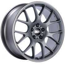 BBS CH-R 20x9.5 5x114.3 ET40 CB66 Satin Titanium Polished Rim Protector Wheel - CH124TIPO