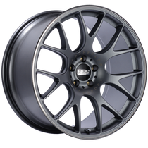 BBS CH-R 20x10.5 5x114.3 ET24 CB66 Satin Titanium Polished Rim Protector Wheel - CH125TIPO