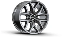 BBS TL-A 20x9 6x139.7 ET12 Satin Platinum Wheel for GMC Sierra, Chevrolet Silverado - TLA0102PS