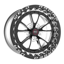 Weld Full Throttle 3-Piece 17x10 / 5x4.5 in / 8in. BS Black Wheel - Black Single Beadlock (Low Pad) - 93LB7100A80F Mustang EcoBoost / Mustang GT 2015-2023, S650 Mustang GT / EcoBoost 2024-2025