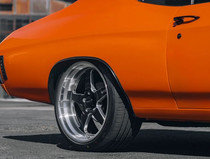 Simple setup, big impact — 1972 Chevelle on WELD Ventura Street gloss black milled

20x8 front and 20x10.5 rear gives it that clean, aggressive look