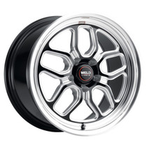 WELD Laguna Street Gloss Black Wheel with Milled Spokes 20x9.5 | 5x4.75 BC (5x120.65) | +0 Offset | 5.25 Backspacing - S10709563525