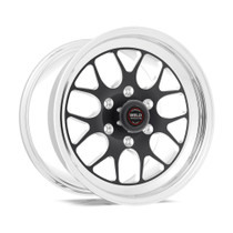 Weld Racing RT-S S77 HD Forged Aluminum 15x10 | 6x135 BP | +50 Offset | 7.5in. Backspacing Black Center Drag Wheel (Medium Pad) - Non-Beadlock #77MB-F1501510C for 2004, 2005, 2006, 2007, 2008, 2009, 2010, 2011, 2012, 2013, 2014, 2015, 2016, 2017, 2018, 2019, 2020, 2021, 2022, 2023, 2024, 2025, 2026 Ford F-150