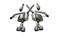 CORSA Sport Cat-Back Exhaust | 2.75in | 2018-2021 Jeep Grand Cherokee TrackHawk 6.2L | 4.5in Polished Tips | 21051