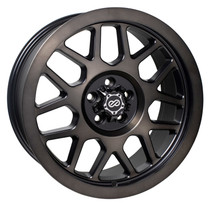 Enkei Matrix 17x8 5x100 30mm Offset 71.6mm Bore Brushed Black Racing Wheel - 526-780-8030BB