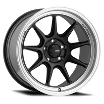 Konig Countergram 15x8 4x100 ET25 Matte Black / Matte Machined Lip Racing Wheel - CT85100255