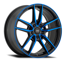 Konig Myth 18x8 5x114.3 ET43 Gloss Black w/ Blue Tinted Clearcoat Racing Wheel - MY8851443F