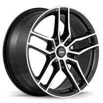 Konig Intention 16x7.5 5x108 ET45 Gloss Black / Machine Face Racing Wheel - IO76508455
