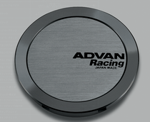 Advan 73mm Full Flat Center Cap - Hyper Black - V0330