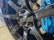 Wheel Mate Monster Open End Lug Nuts | Set of 20 | Black 14x1.50 | Challenger, Charger, Mustang (S550 / S650), Camaro (GEN5 / GEN6) | 33006B