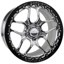 Billet Specialties Win Lite 17x10 | 5x120 BC | 6.95in BS Single BeadLock Polished Drag Wheel | Gen 5/6  Camaro / C8 Corvette Stingray & Base / Gen 3 CTS-V - DPS2710BV1269