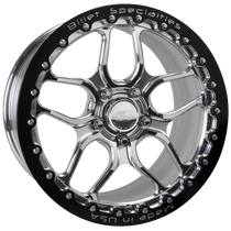 Billet Specialties Win Lite 17x10 | 5x4.5BC | 7.5in BS Single BeadLock Polished Drag Wheel | S197 / S550 Mustang - DPS2710BT6575