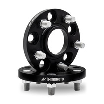 Mishimoto Wheel Spacers 5x114.3 64.1 CB M14x1.5 20mm BK
