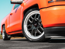 WELD Solana Street Gloss Black Wheel with Milled Spokes 22x9 | 6x139.7 BC (6x5.5) | +25 Offset | 5.98 Backspacing - S11029084P25 for 1999, 2000, 2001, 2002, 2003, 2004, 2005, 2006, 2007, 2008, 2009, 2010, 2011, 2012, 2013, 2014, 2015, 2016, 2017, 2018, 2019, 2020, 2021, 2022, 2023, 2024 Chevrolet Silverado 1500, GMC Sierra 1500