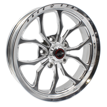 Race Star 64 Pro Forged Wicked 17×4.5 Lug Mount | 5x135BC Lightning | 1.25BS  | Polished Wheel - 64-74553122P
