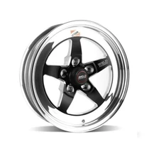 Weld Racing RT-S S71 17x4.5 / 5x4.5 BP / 2.2in. BS Black Drag Wheel (Medium Pad) - Non-Beadlock #71MB7045A22A