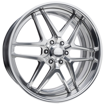 Billet Specialties Tec 6 22x10 | 6x139.7 BC | 6.5in. BS - Contrast Cut Polished Wheel - TS06PC221X8365 for Chevrolet Silverado 1500 2019-2026, GMC Sierra 1500 2019-2026, Cadillac Escalade 2019-2026, GMC Yukon 2019-2026, Chevrolet Tahoe 2019-2026, Chevrolet Suburban 2019-2026, Ram 1500 / Rebel 2019-2026
