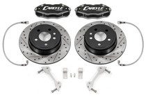 BMR 2006-2023 Charger & Challenger (Non-Demon / Non-Redeye) Brake Kit For 15in Conversion Solid Rotors / Black Calipers - DBK110