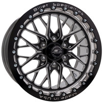 Billet Specialties Redline LT 17x10 | 6x135 BC | 5.03in. BS | -12 Offset - Black Single Beadlock - Black / Polished Lip Wheel - BRSB76710-6x135-F150 for 2004-2026 Ford F-150 (5.0L Coyote, Ford F-150 V8s,  EcoBoost, Supercharged / Turbocharged Applications)